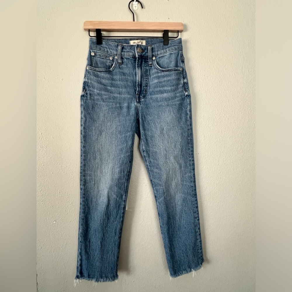 Madewell The perfect Vintage Jean with raw hems